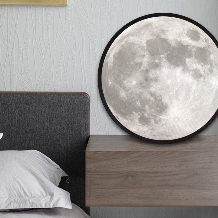 2-in-1 Spiegel und Licht mit Mondmalerei