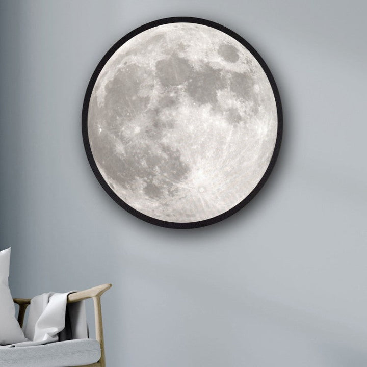2-in-1 Spiegel und Licht mit Mondmalerei
