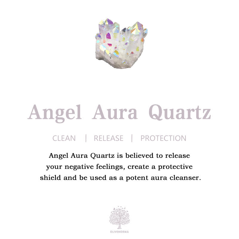 Angel Aura Quarz Kristallstäbe Edelstein Dekor