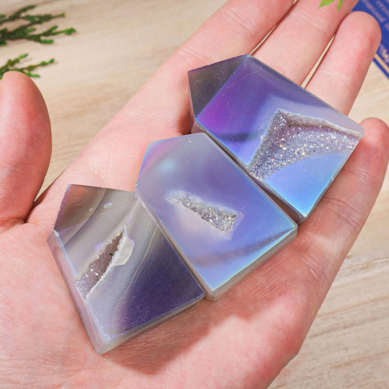 Angel Aura Quarz Kristallstäbe Edelstein Dekor