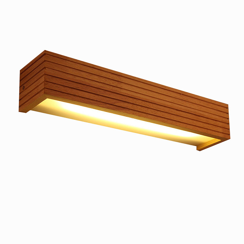Holz Wandleuchten für Badezimmer Spiegel
