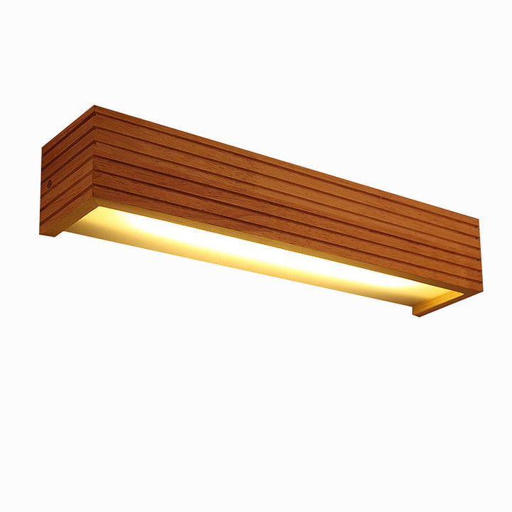 Holz Wandleuchten für Badezimmer Spiegel