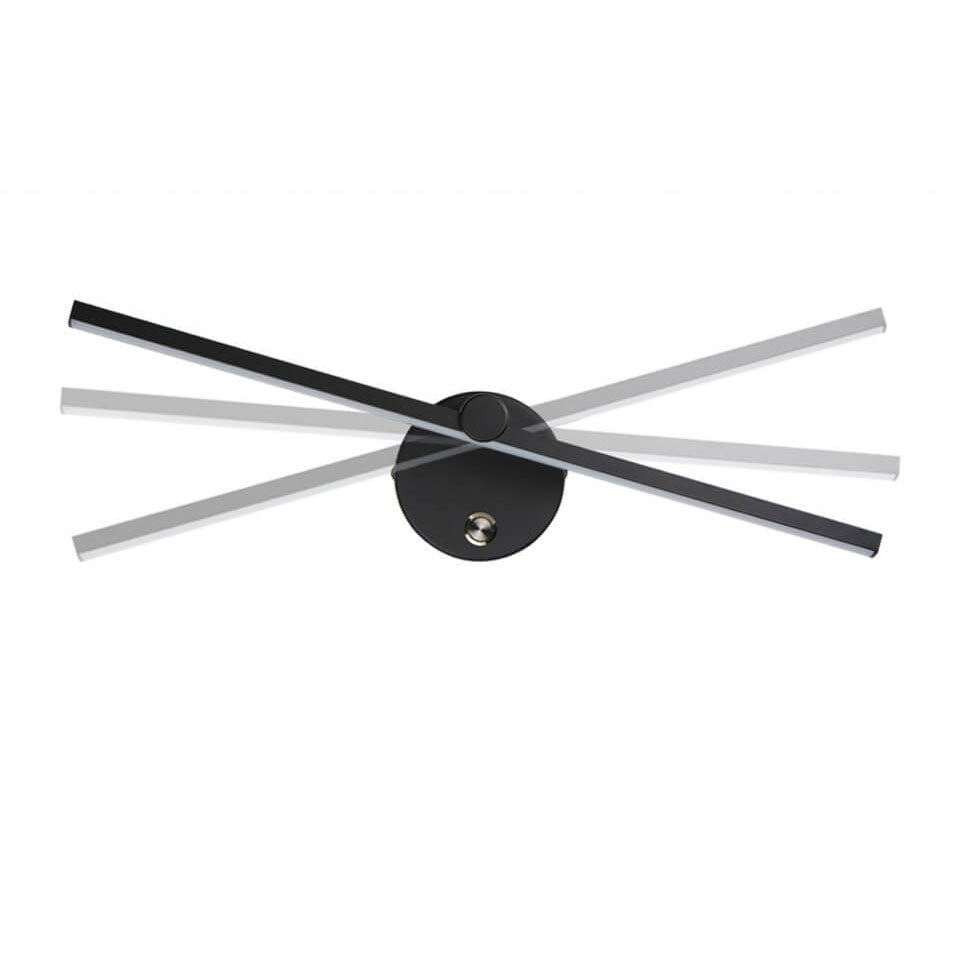 Nordic Minimalist Aluminium Lange Stangen Schalter LED Spiegel Wandlampenleuchte
