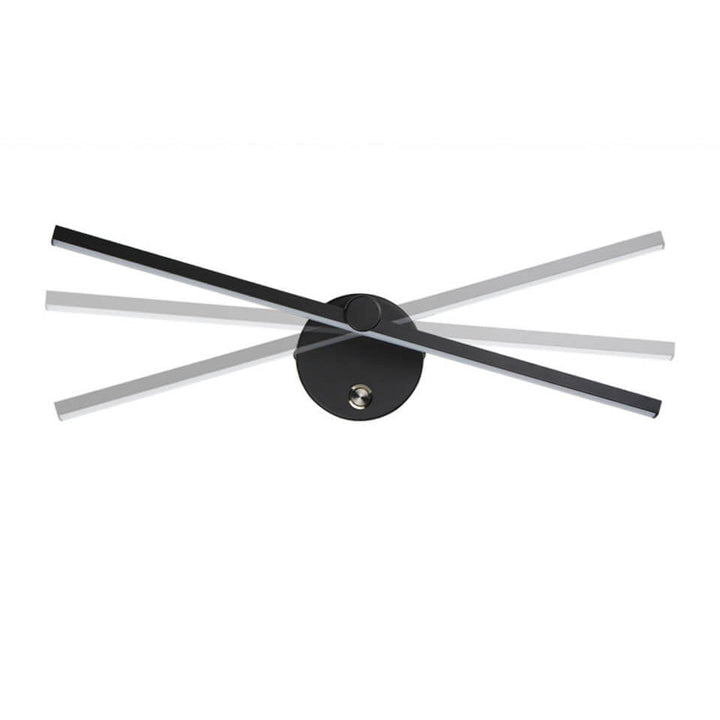 Nordic Minimalist Aluminium Lange Stangen Schalter LED Spiegel Wandlampenleuchte