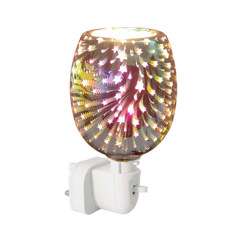 3D Glas Aromatherapie Wachs Schmelzlampen Kleine Nachtlampe