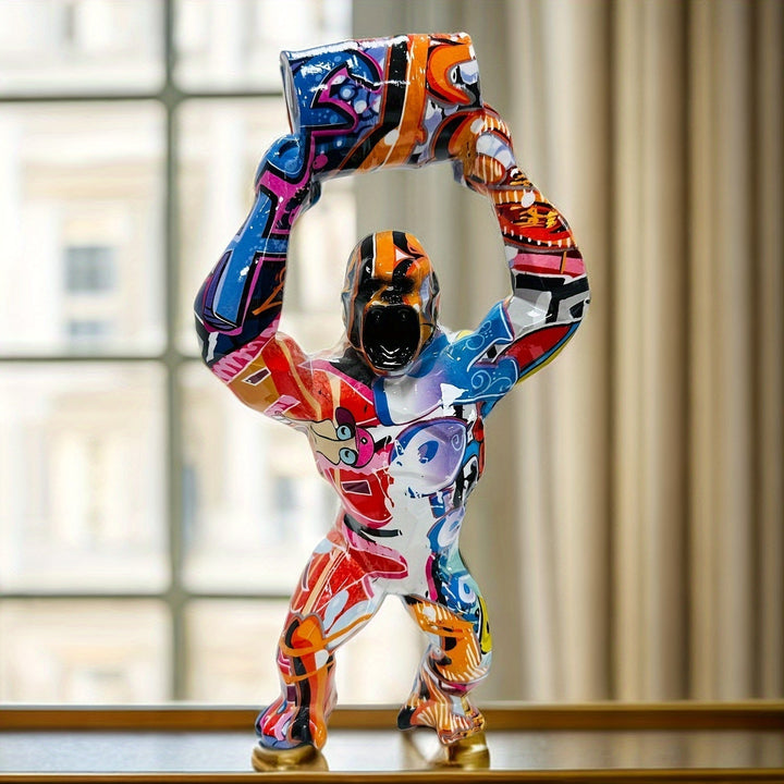 Luxus Graffiti Donkey Kong Fass Skulptur