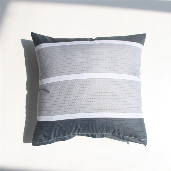 dekorativer Patchwork-Kissenbezug