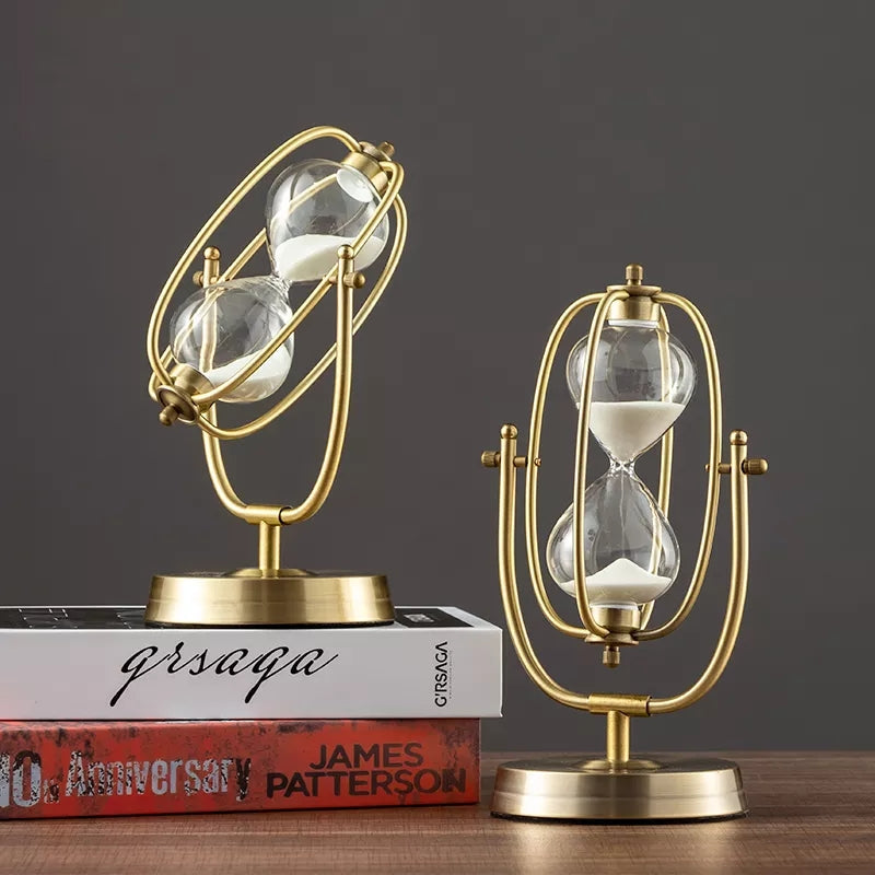 Europäisches Retro Sanduhr Geschenk im Hourglass-Dekor