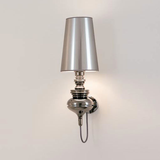 Z tapered Wand sconce Beleuchtung Zeitgenössischer Stoff Weiß/Schwarz/Silber LED Sconce Licht, 6"/8"/10" Durchmesser