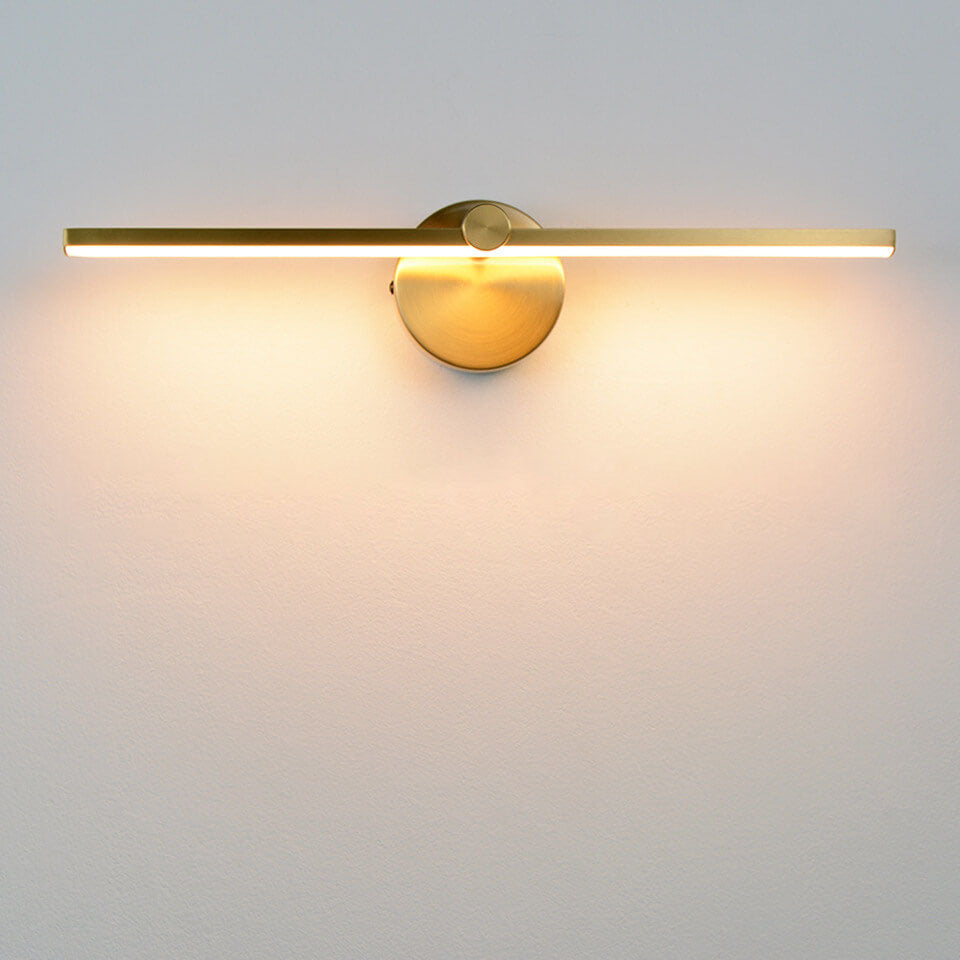 Nordic Minimalist Aluminium Lange Stangen Schalter LED Spiegel Wandlampenleuchte