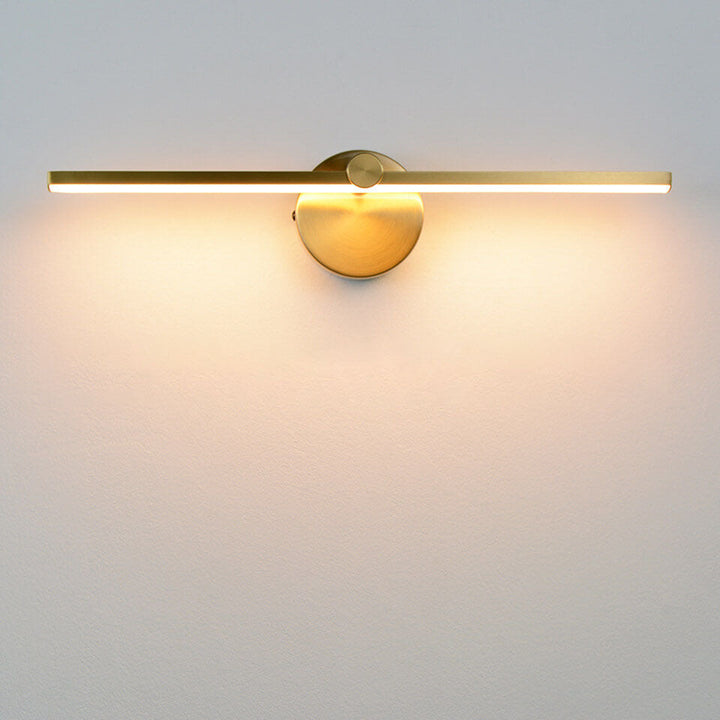 Nordic Minimalist Aluminium Lange Stangen Schalter LED Spiegel Wandlampenleuchte