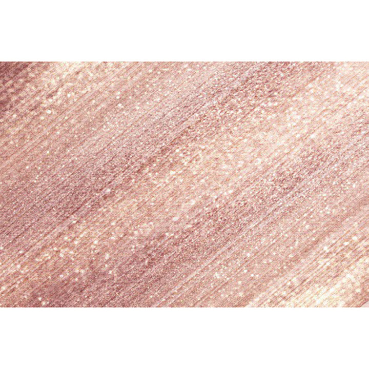 Moderner Wohnzimmerteppich im pink glamour Streifenprint Teppich Polyester rutschfest maschinenwaschbar Teppich