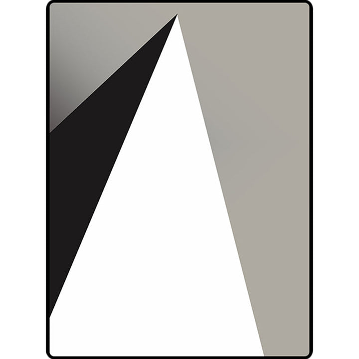 Moderner Wohnzimmert Teppich in Grau und Weiß, Farbkasten-Dreiecksdesign, Teppich aus Polyester, waschbarer Teppich