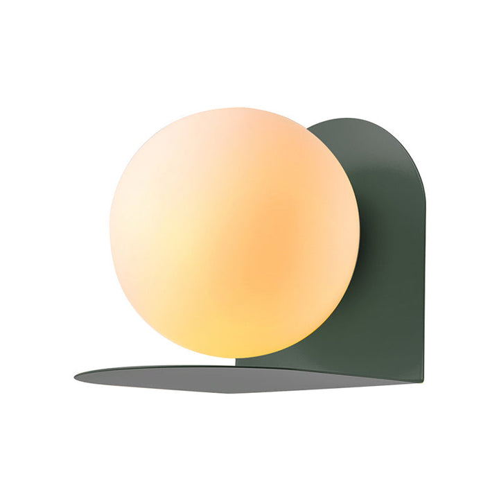 Weiße Globus-Wandleuchte Nordic Style Mattiertes Glas Wandlicht für das Arbeitszimmer Kinderzimmer