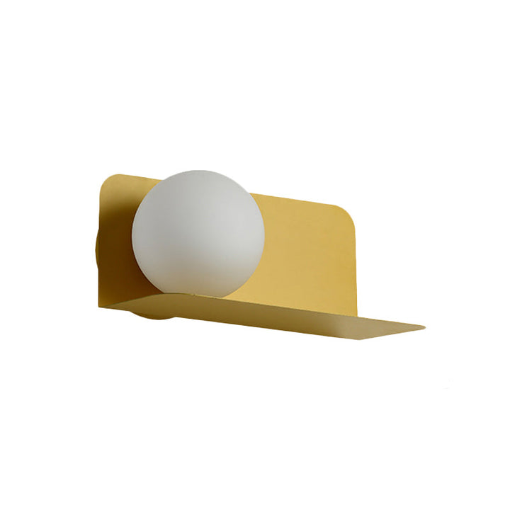 Weiße Globus-Wandleuchte Nordic Style Mattiertes Glas Wandlicht für das Arbeitszimmer Kinderzimmer