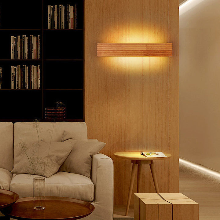 Holz Wandleuchten für Badezimmer Spiegel