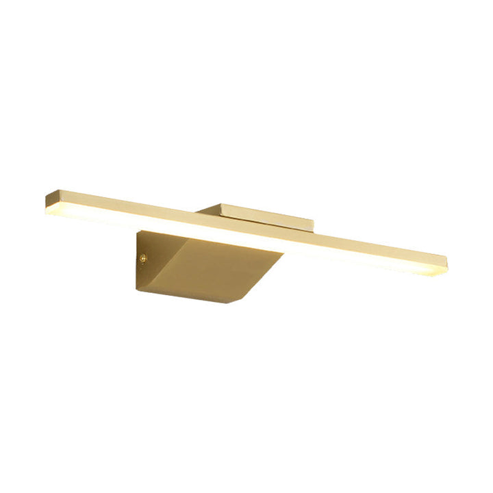 16"/21.5" W Metallic Streamlined Wandlampe Simplicity LED Gold Vanity Wandleuchte Licht für Badezimmer