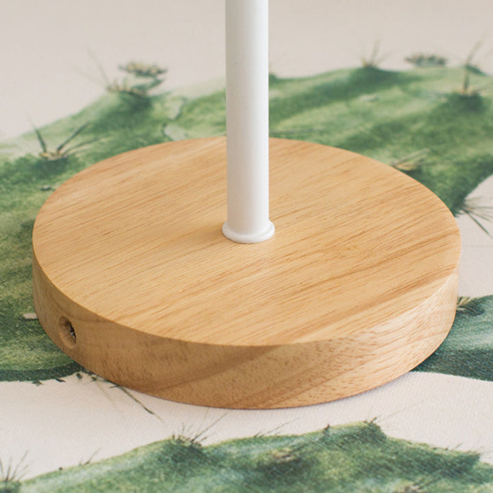 Nordic Style Wandleuchte Kuppel 1 Glühbirne Metall & Holz Wandlicht mit Vogel für Kinderzimmer