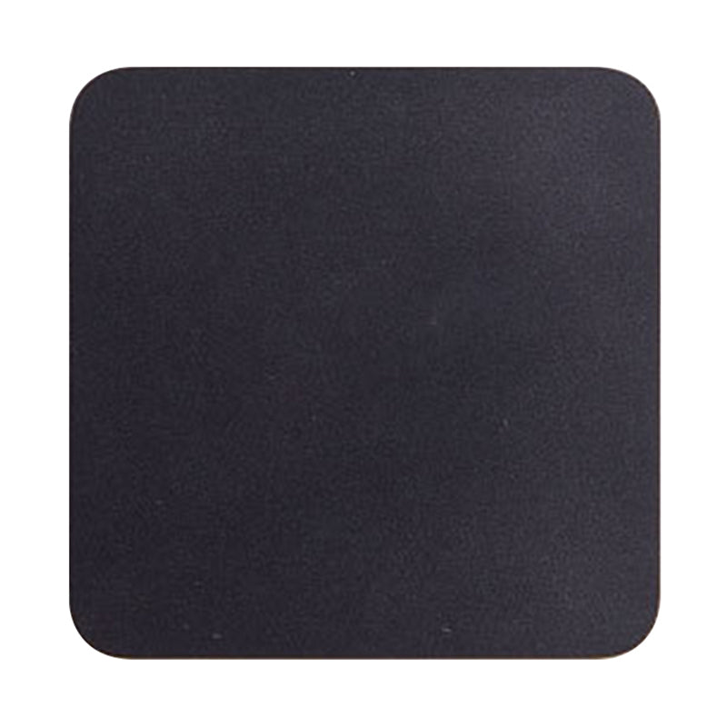 Runde/Rechteckige flächenbündige Wandleuchte Minimalistische Aluminium Flur LED Wandleuchte in Schwarz