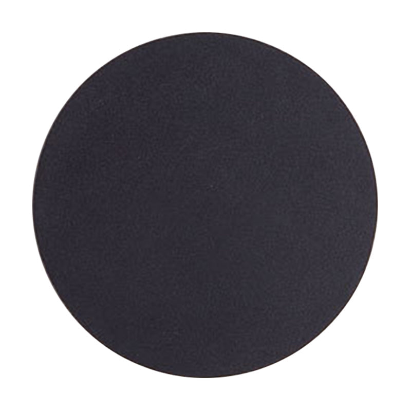 Runde/Rechteckige flächenbündige Wandleuchte Minimalistische Aluminium Flur LED Wandleuchte in Schwarz
