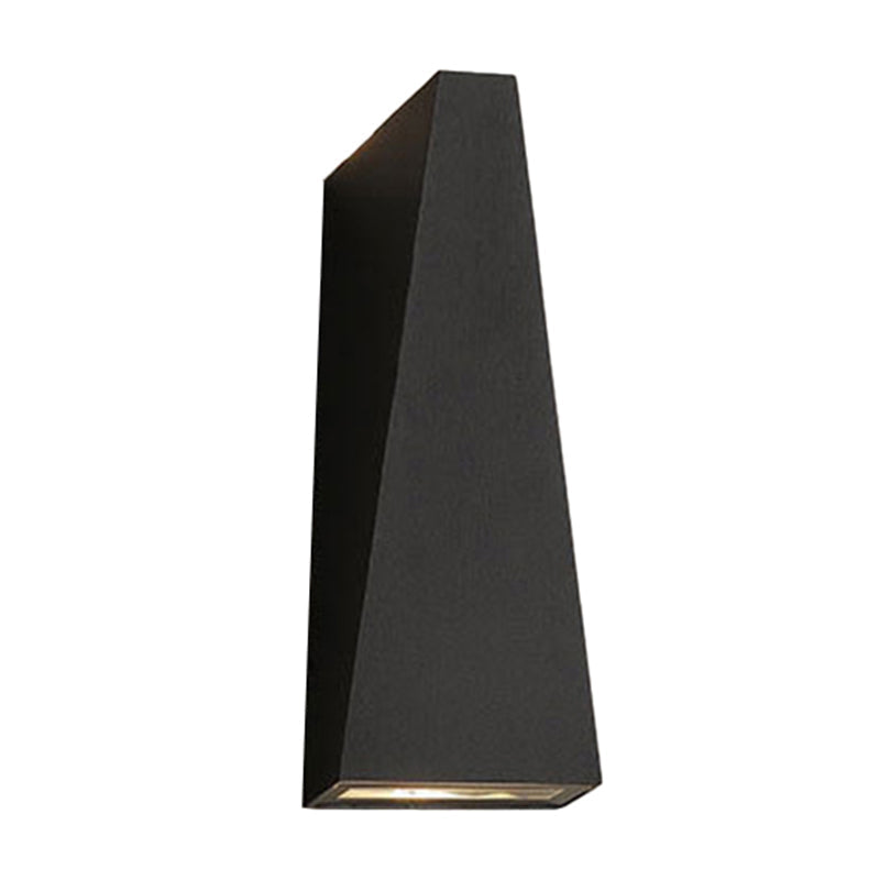 Cube/Dreieck/Zylinder-Wandlampe Fixture Nordic Metall Schwarz Oben und Unten LED-Wandlampe für Außen