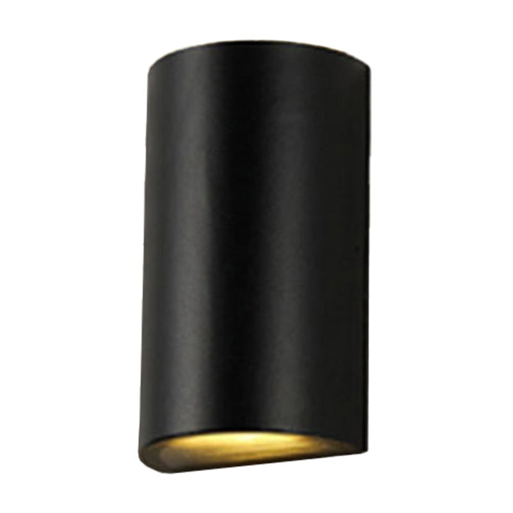Cube/Dreieck/Zylinder-Wandlampe Fixture Nordic Metall Schwarz Oben und Unten LED-Wandlampe für Außen