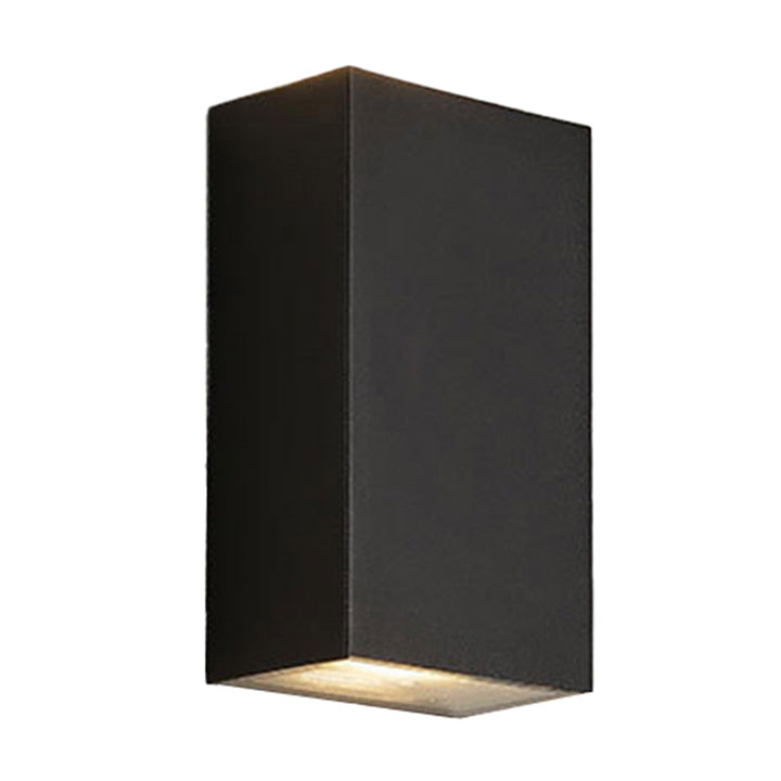 Cube/Dreieck/Zylinder-Wandlampe Fixture Nordic Metall Schwarz Oben und Unten LED-Wandlampe für Außen