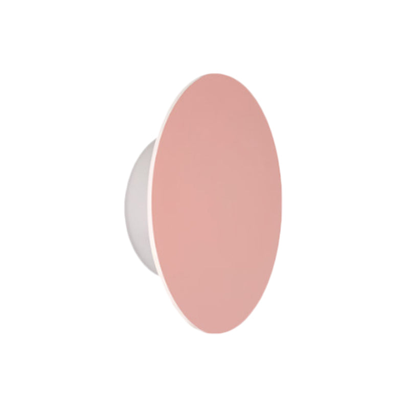 Nordic Style Macaron farbige Wandlampe Runde Metall Wand sconce für Treppenfoyer