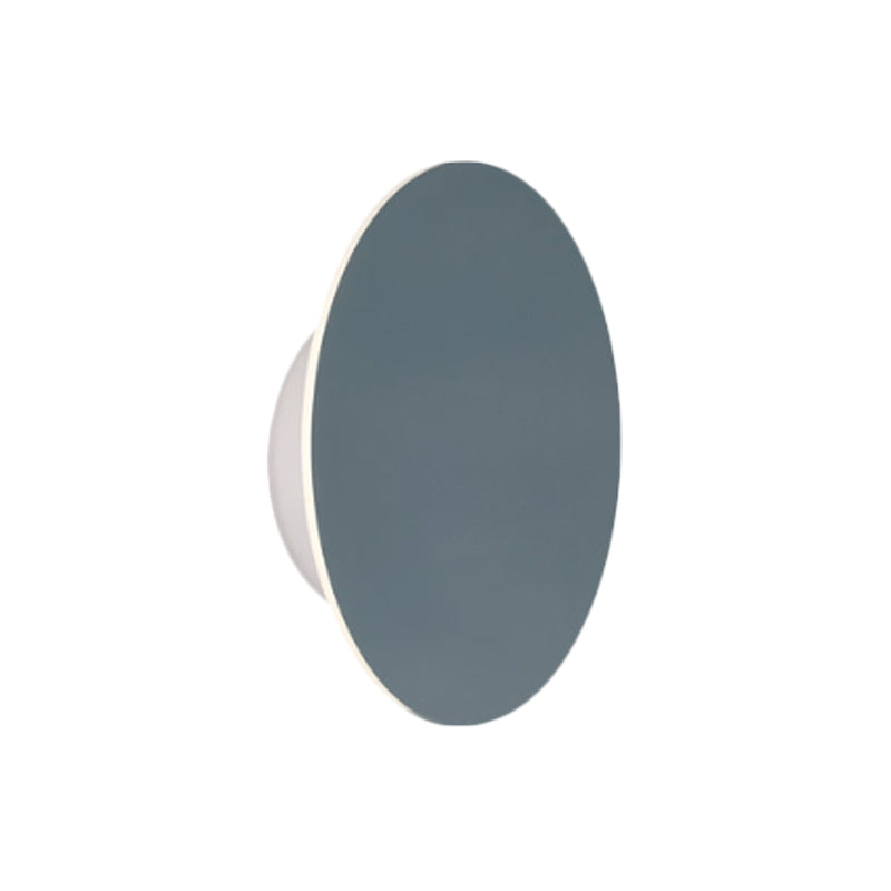 Nordic Style Macaron farbige Wandlampe Runde Metall Wand sconce für Treppenfoyer