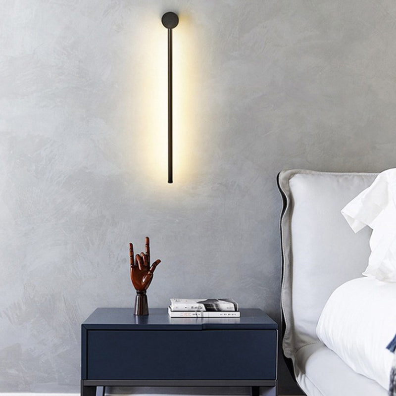 Schlank Röhrenform Wandbeleuchtung Zeitgenössische Metall Wohnzimmer LED Wandlicht Leuchte