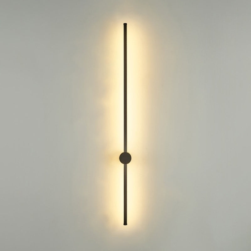Schlank Röhrenform Wandbeleuchtung Zeitgenössische Metall Wohnzimmer LED Wandlicht Leuchte