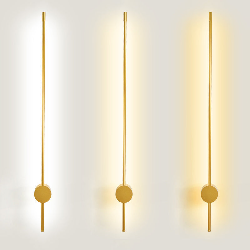 Schlank Röhrenform Wandbeleuchtung Zeitgenössische Metall Wohnzimmer LED Wandlicht Leuchte