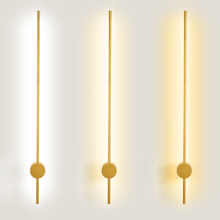 Schlank Röhrenform Wandbeleuchtung Zeitgenössische Metall Wohnzimmer LED Wandlicht Leuchte