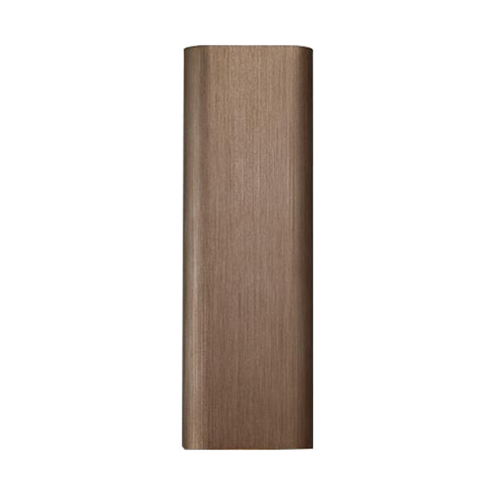 Moderne Kubus Wandmontierte Leuchte Metall Wohnzimmer LED Oben und Unten Wandleuchte in Bronze/Gold/Braun