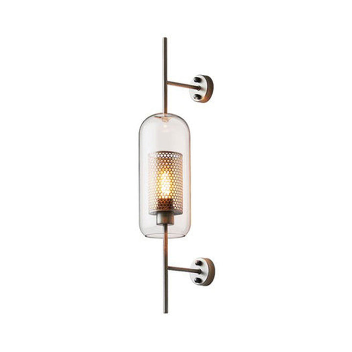 Klare Glas Geometrische Wandlampe Einfachheit Einzel-Glühbirne Flur Wandlicht Leuchte