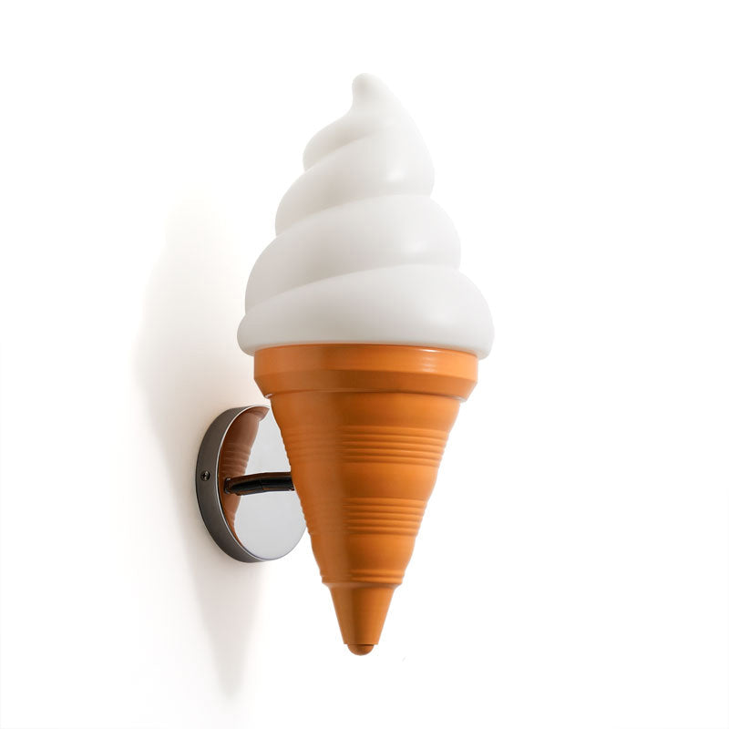 Kinder-Eisbecher-Wandlampe Leuchte Kunststoff Schlafzimmer LED Wandlicht Wand sconces