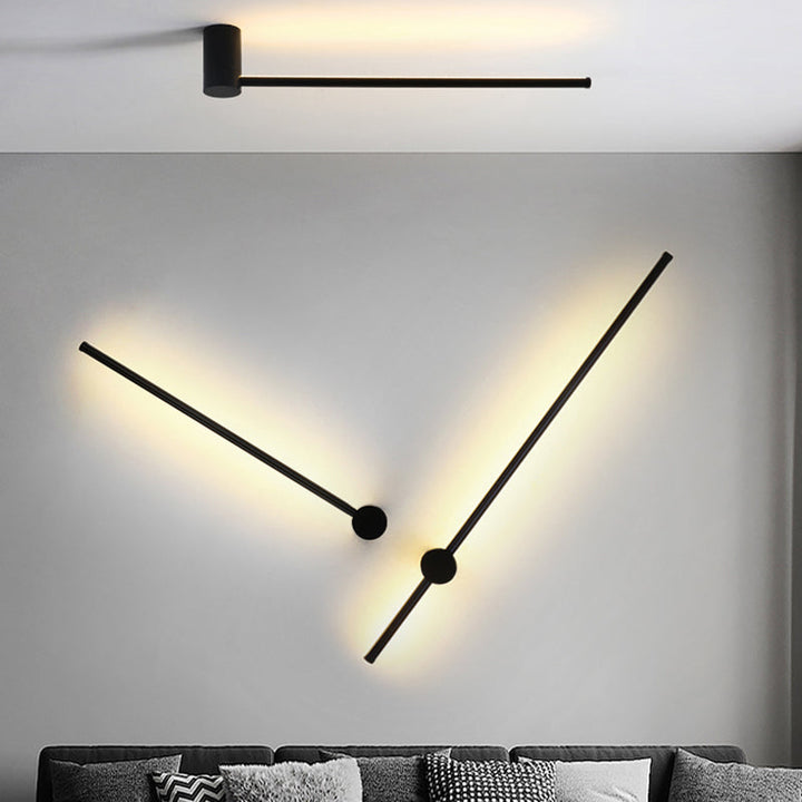 Drehbare Wandlicht Wandleuchte Minimalistisches Metall Nachttisch LED Wandmontage Licht