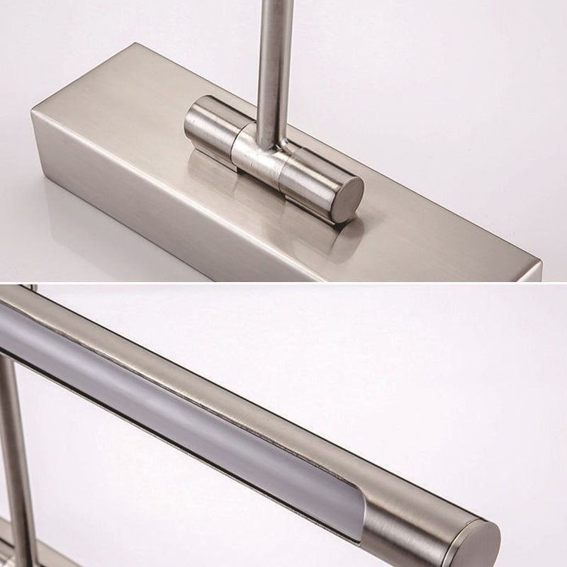 Tube LED Bildlichter Minimalistische Metall Badezimmer Vanity Wandleuchte mit Schwenkarm