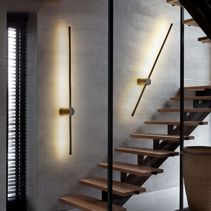 Slim Rod Treppen Wandleuchte Aluminium Minimalistisch LED Wandmontierte Beleuchtungseinheit