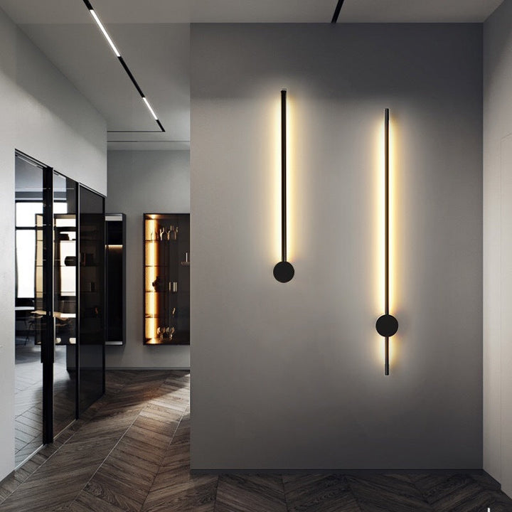 Slim Rod Treppen Wandleuchte Aluminium Minimalistisch LED Wandmontierte Beleuchtungseinheit