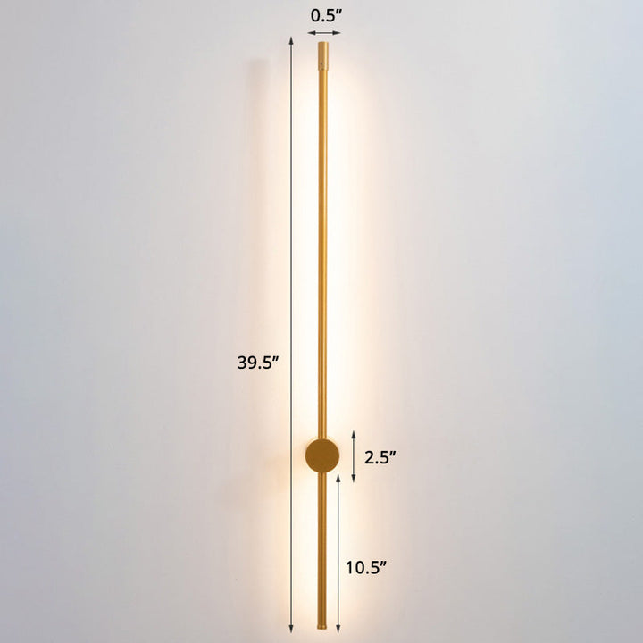Slim Rod Treppen Wandleuchte Aluminium Minimalistisch LED Wandmontierte Beleuchtungseinheit