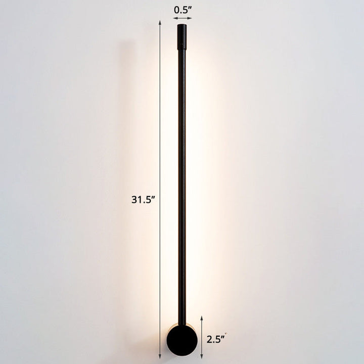 Slim Rod Treppen Wandleuchte Aluminium Minimalistisch LED Wandmontierte Beleuchtungseinheit