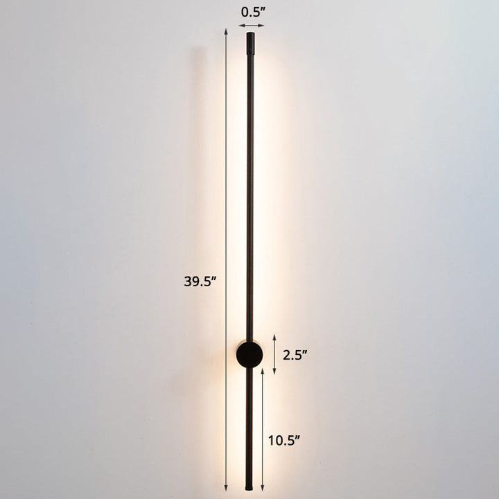 Slim Rod Treppen Wandleuchte Aluminium Minimalistisch LED Wandmontierte Beleuchtungseinheit