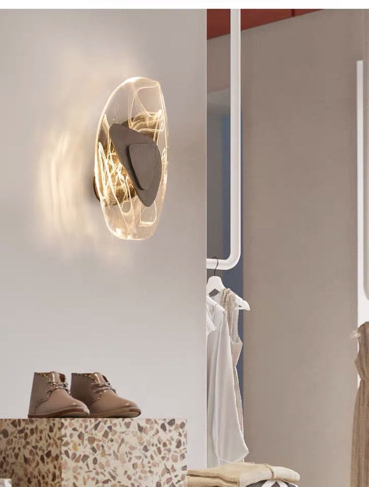 Moderne nordische Wandleuchte 1 Licht Glas Wandmontage Beleuchtung Licht Luxuriöse Wandleuchte für das Schlafzimmer