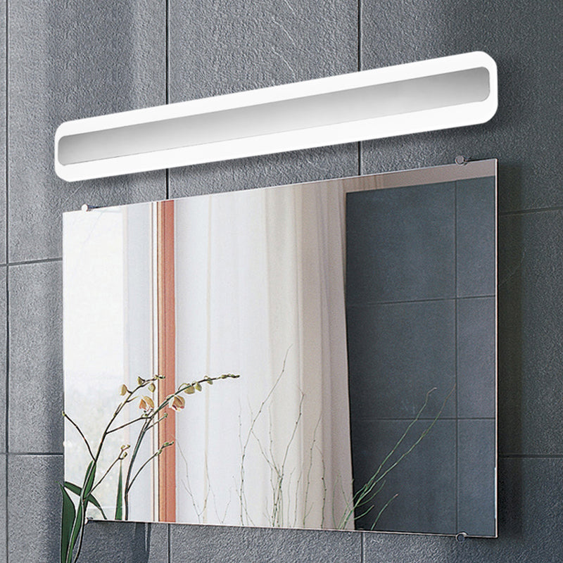 Rechteckige Acryl-LED-Wandmontageleuchte Nordic wasserdichte Schminktisch-Wandleuchte für das Badezimmer