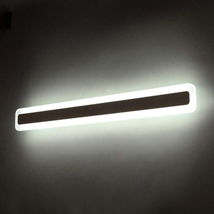 Rechteckige Acryl-LED-Wandmontageleuchte Nordic wasserdichte Schminktisch-Wandleuchte für das Badezimmer