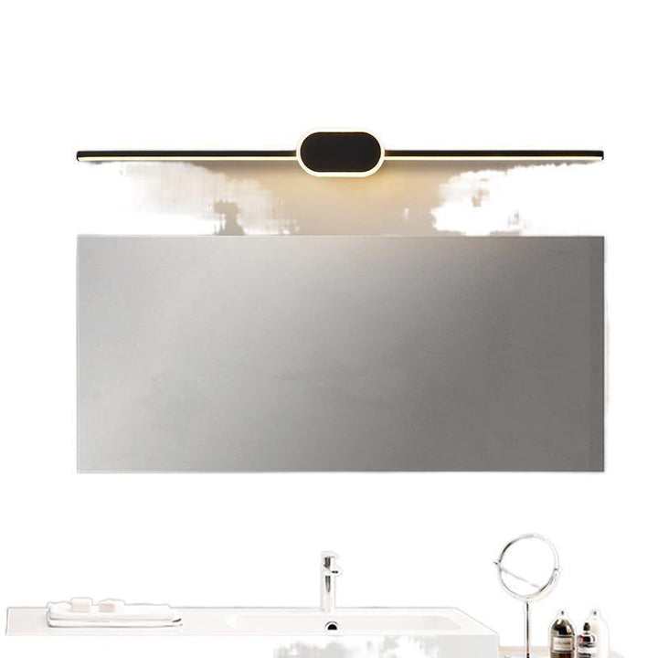 Lineare Badezimmer Wandlicht Leuchten Moderner Minimalistischer Stil Metall Einzelnes Waschbecken Licht