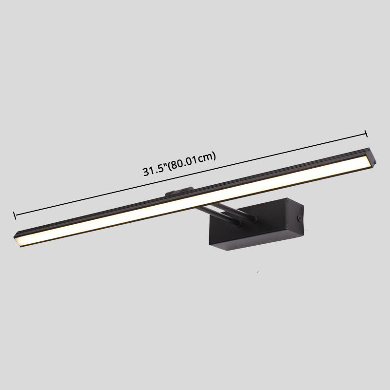 Lineare Vanity-Light Moderner Minimalistischer Stil Metall Einzelnes Vanity-Light