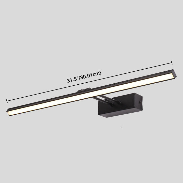 Lineare Vanity-Light Moderner Minimalistischer Stil Metall Einzelnes Vanity-Light