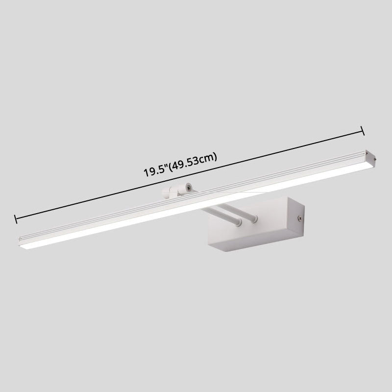 Lineare Vanity-Light Moderner Minimalistischer Stil Metall Einzelnes Vanity-Light